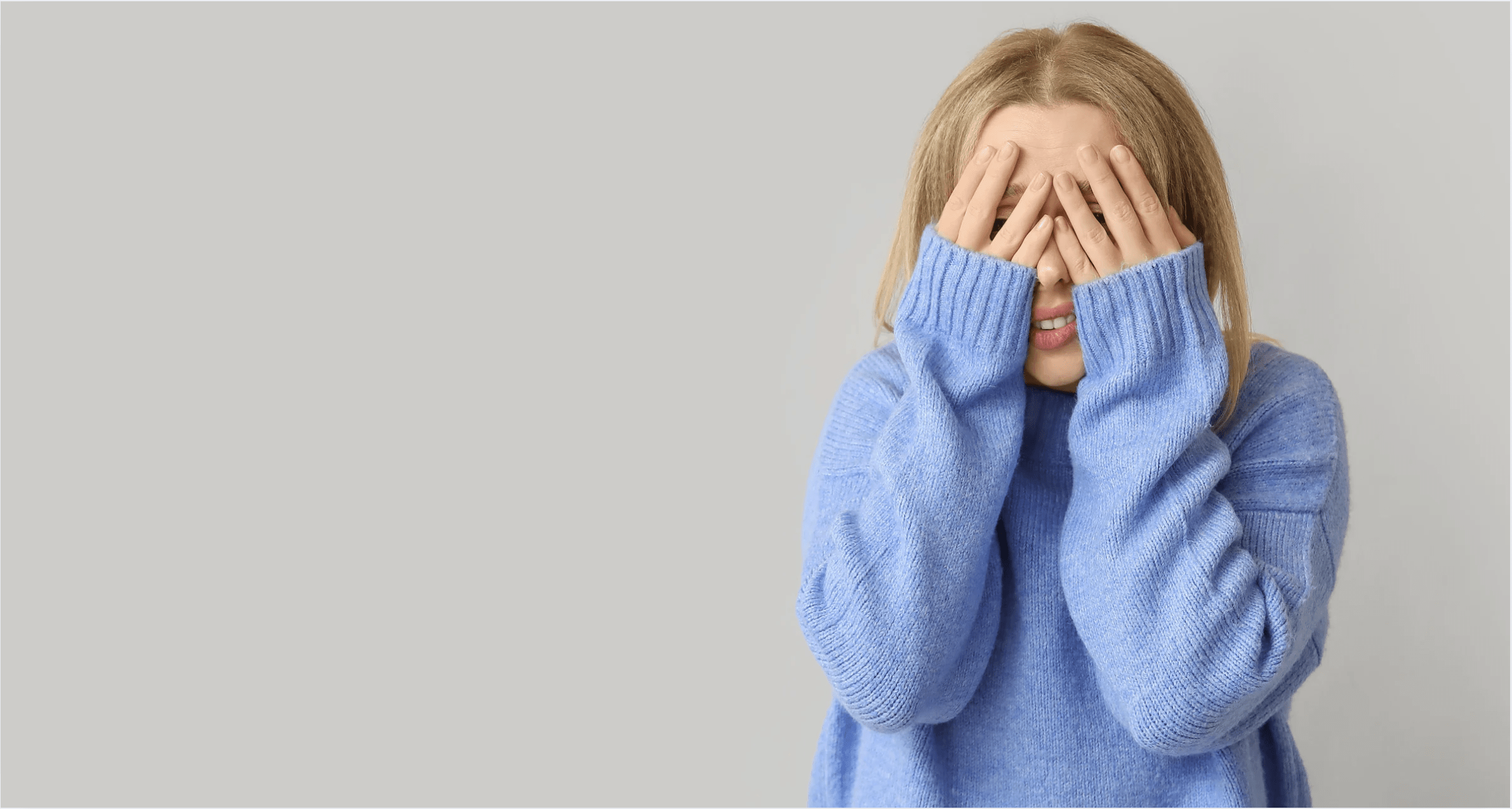 Women feeling rumination anxiety